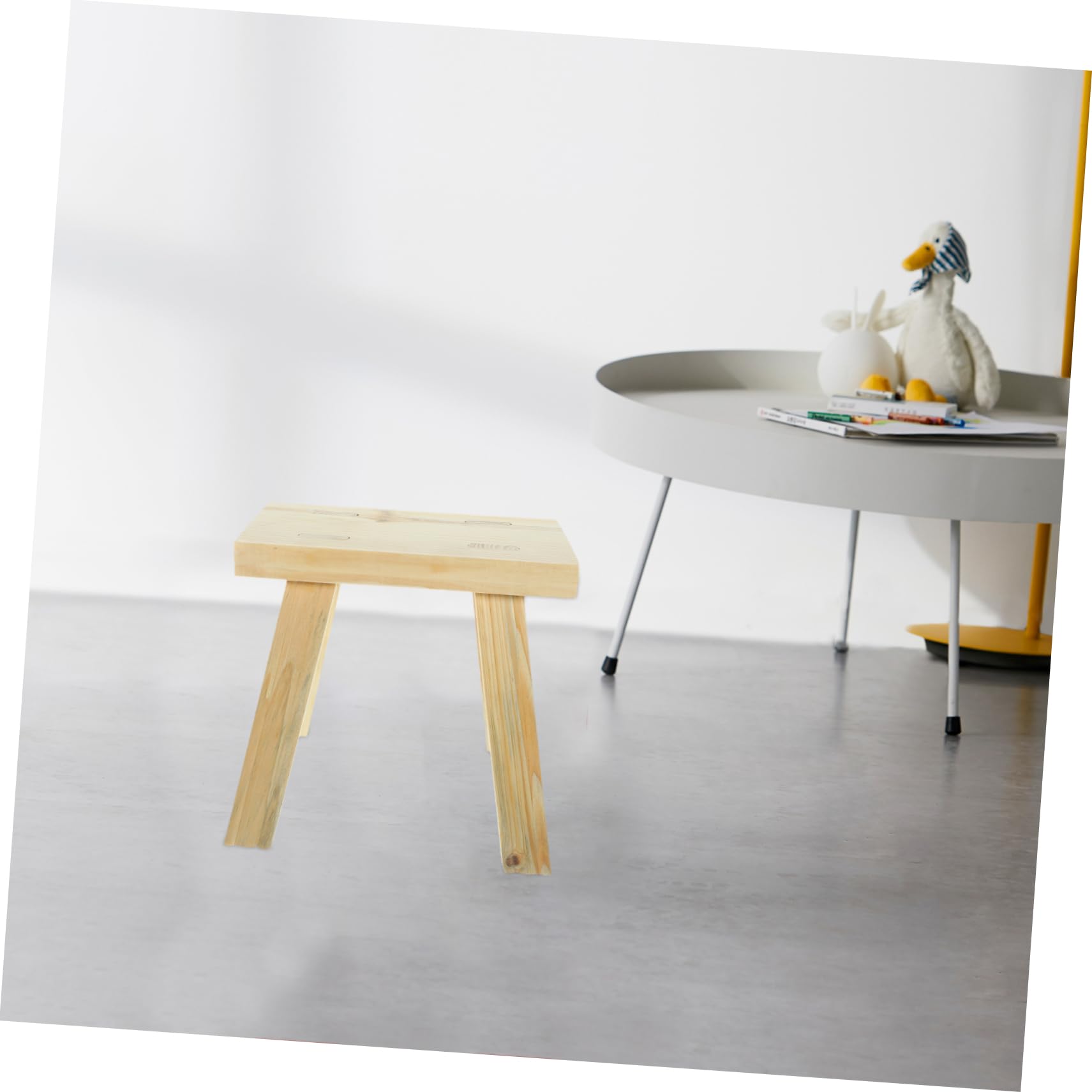 Zerodeko Kinderhocker für Zuhause, Kleiner Trittschemel Khaki
