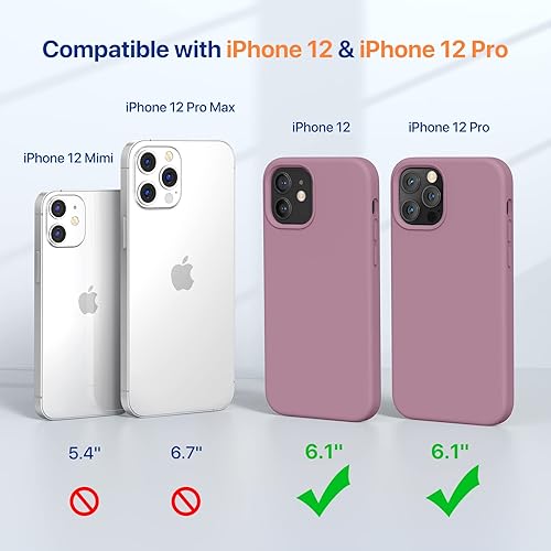 Miniatura 1011 de Miracase - Funda diseñada para iPhone 11 con protector de pantalla, funda de goma de silicona líquida, protección total contra caídas y a prueba