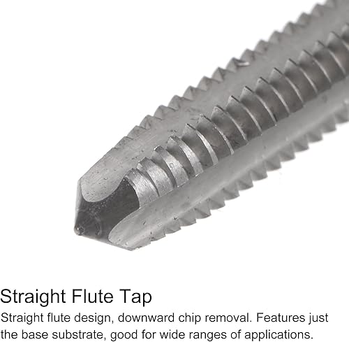 Miniatura 3 de HARFINGTON Juego de grifos y brocas, 12#-28 UNF 2B recto, rosca de fresado de rosca, acero de alta velocidad M35 de 0.181 in (HSS-CO)