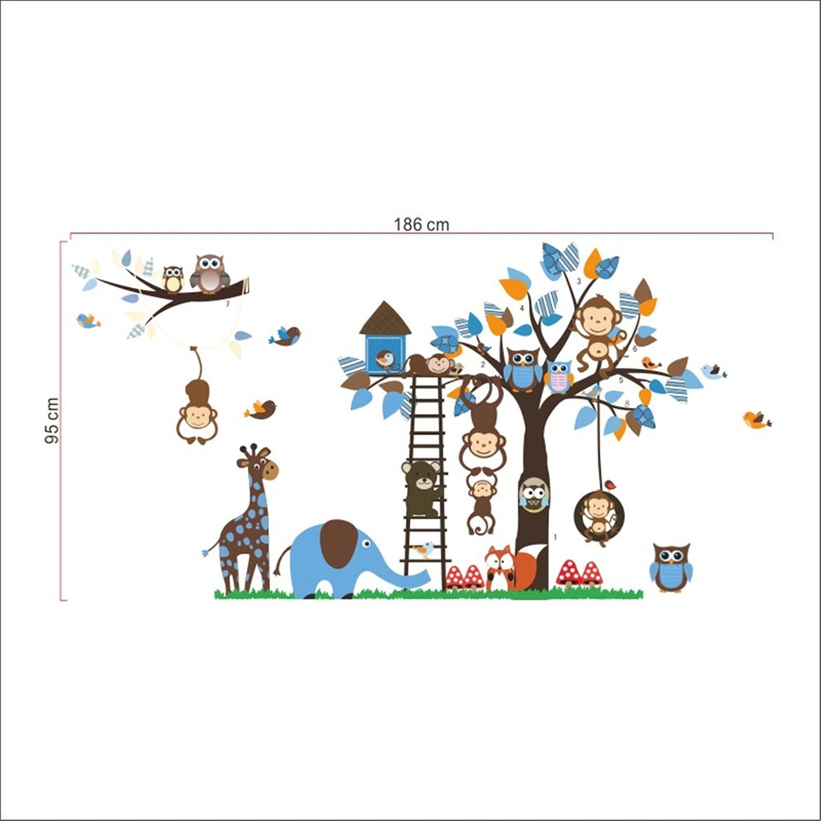 Pegatinas Pared/Papel Tapiz Pegatina de Pared Habitación for niños Kindergarten Decoración Mural Autoadhesivo Vinilo Bricolaje Fondo de Pantalla de la decoración Calcomanías de Pared