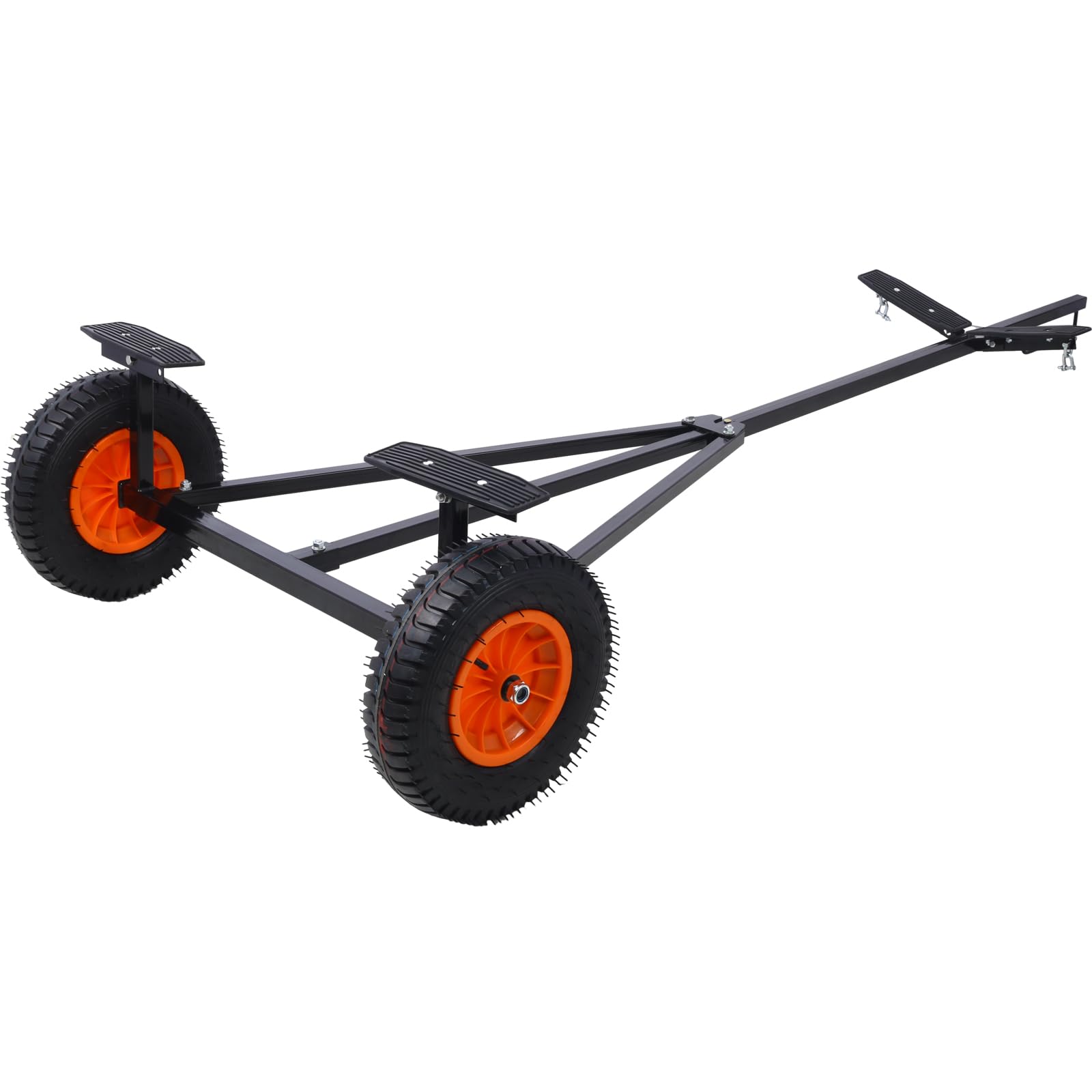 SPOFLYINN Trailer Dolly, Boat Trailer Dolly with 96''-116'' Adjustable Length, 420lbs Load Capacity, Non Slip Wheels, Carbon Steel Trailer Mover, Kayaks Moving Trailer