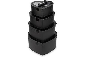 Elegant 4-Tiered Nesting Heart Boxes for Blooms and Sentiments