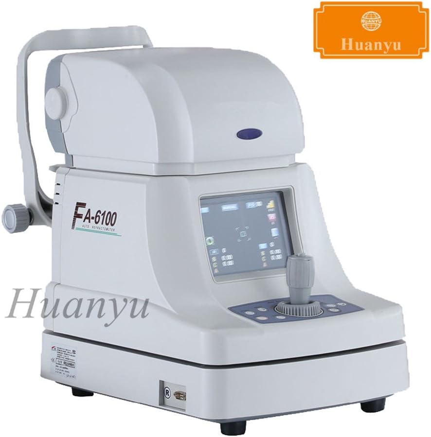 Huanyu FA-6100 Automatic Computer Refractometer Auto Refractor Color Screen Optometry Machine Equipment (without Corneal Curvature)