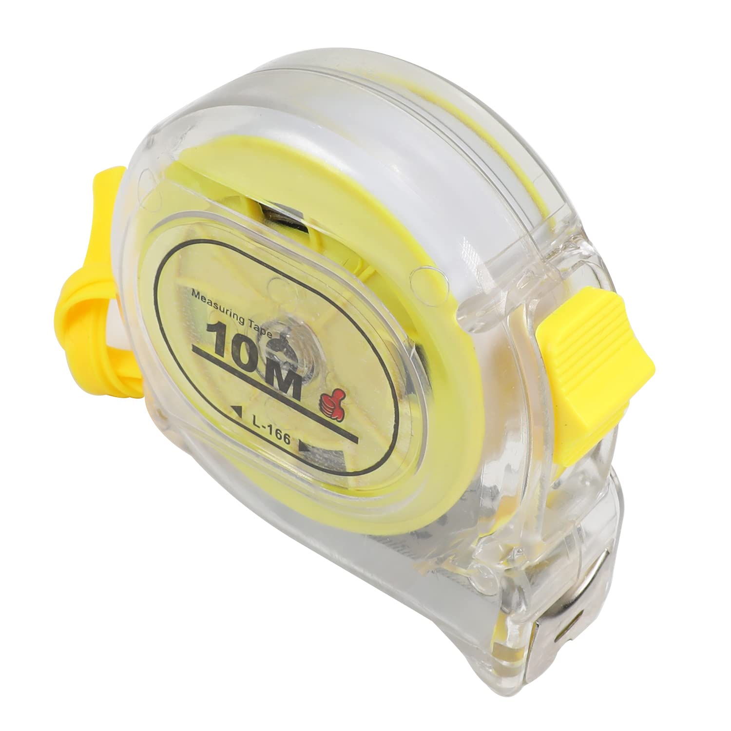 Utoolmart Mètre Ruban à Mesurer De Plusieurs Longueurs Boîtier En Acier Avec Clip Arrière, UT190823J-0064, Noir, 10M*25 MM