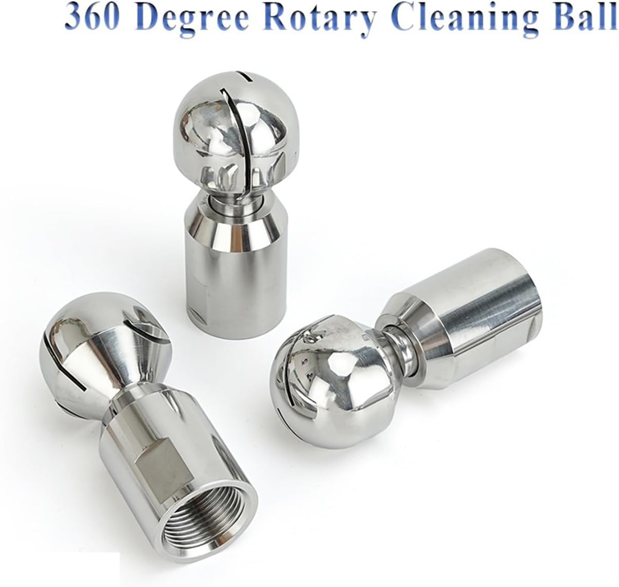 360 Degree Rotary Cleaning Ball Nozzle 3/8"-2" BSPT Female Thread CIP Tank Washing Nozzle(DN50-2 inch Female)
