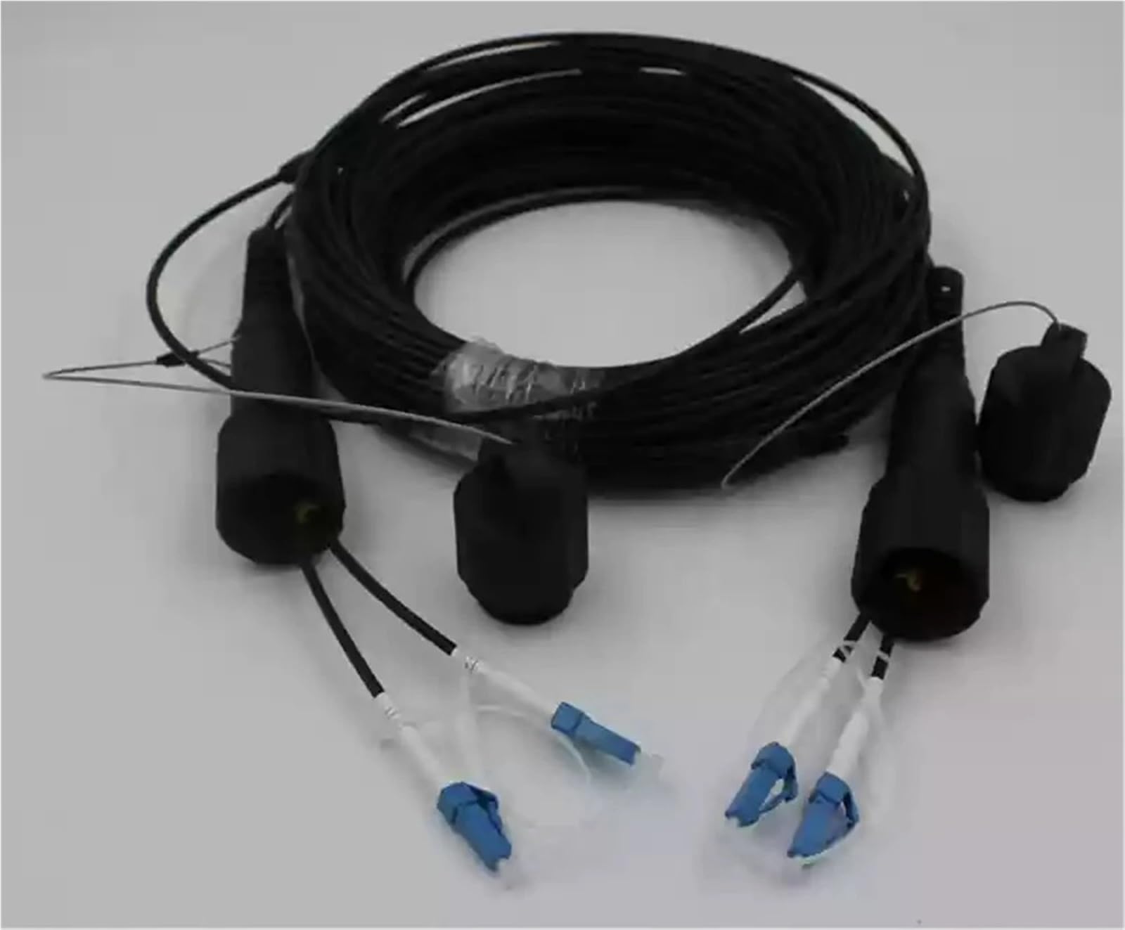 Câble de raccordement à Fibre Optique 2 conducteurs TPU LC-LC 150 m 3 mm étanche(SC-SC SM LSZH)