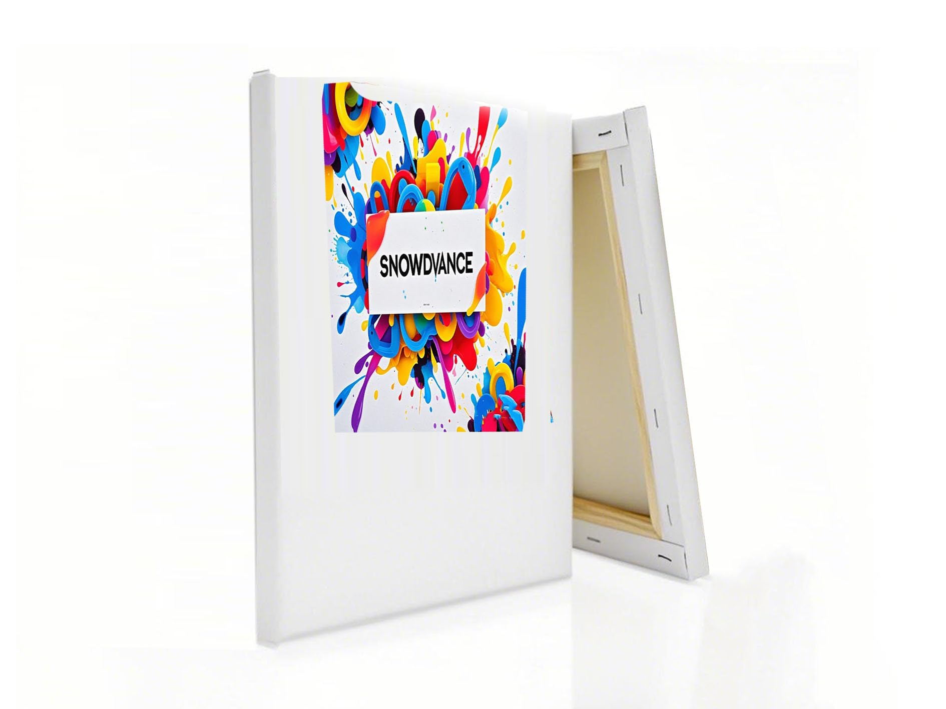 SNOWDVANCE - Lienzos Preestirados para Pintar 50 x 70 cm - Set de 2 pc - 100% Algodón - Bastidor de Madera - Sin Ácidos - Para Óleo, Acrílico y Acuarela