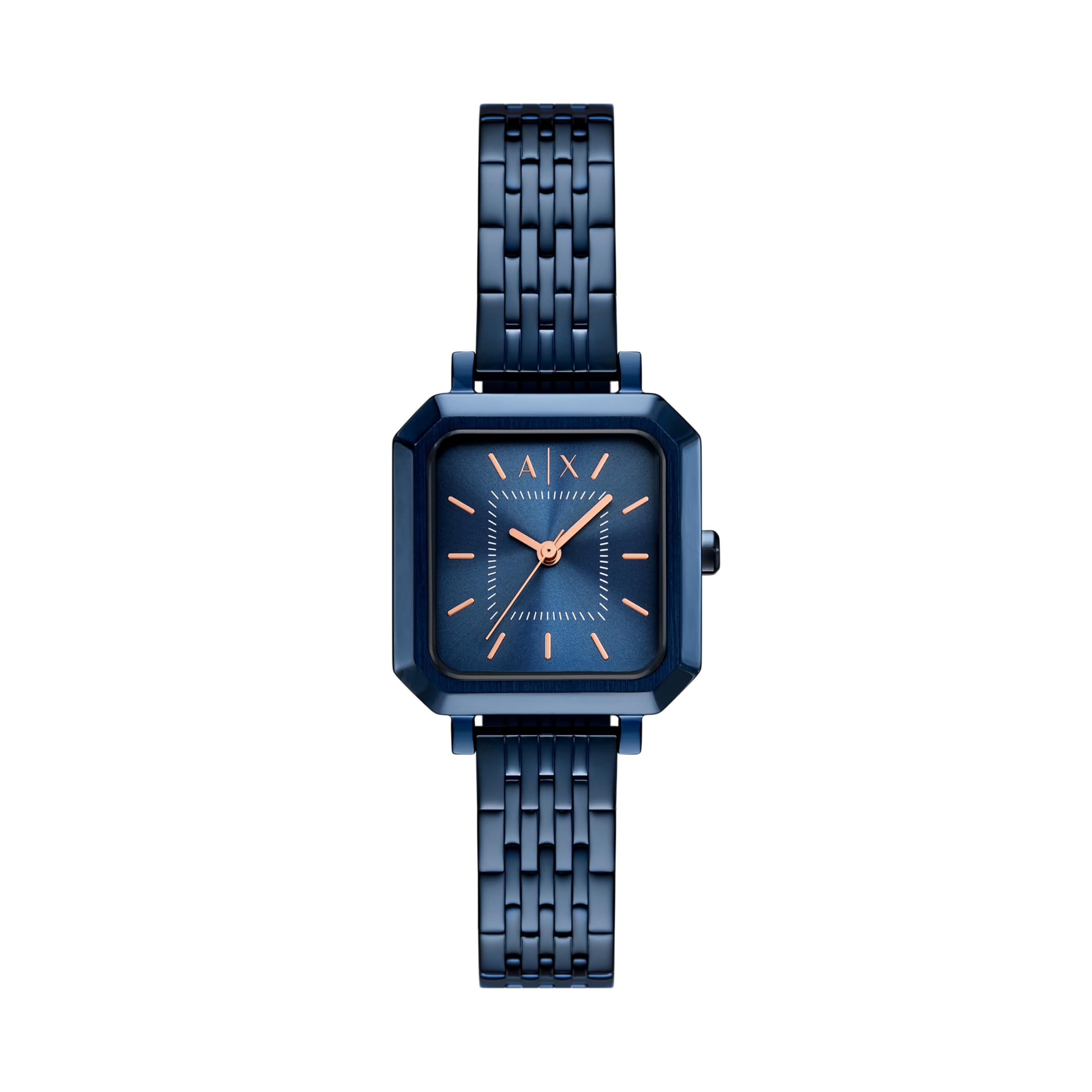 Blue Quartz Stainless Steel Watch AX5730-image-2