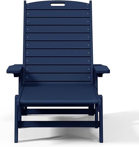 Miniatura 5 de WestinTrends Malibu Poly - Tumbona reclinable azul marino
