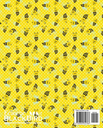 Dots & Boxes A Classic Strategy Game: Large and Small Playing Squares, Big Book Dot to Dot Grid, Game of Dots, Boxes, Dot and Line, Pigs in a Pen, Blank Pages, Honey Bumble Bees on Yellow Honey Comb image 4