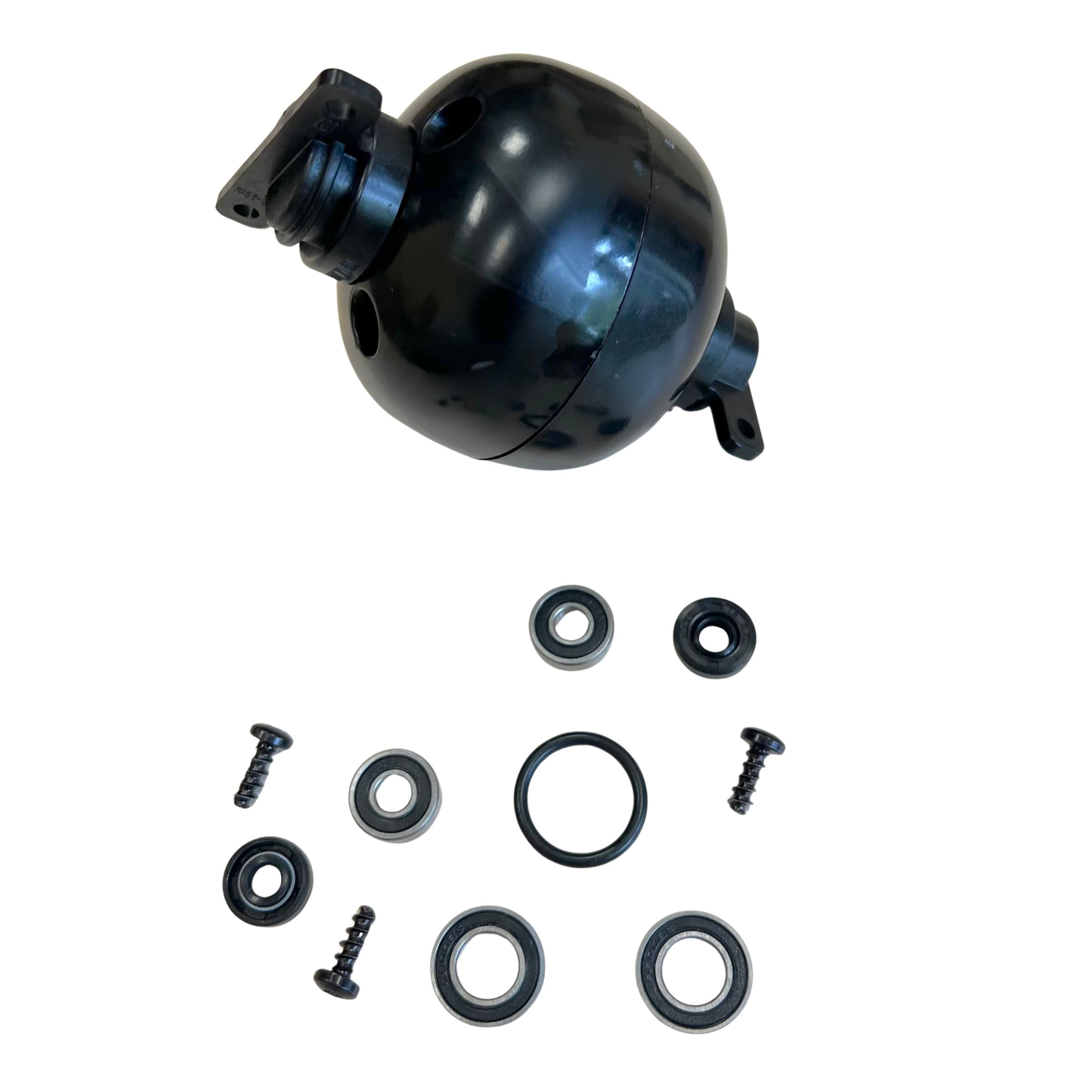 TIMBERA Kit di Riparazione Compatibile con Gardena e Flymo: 1x Ruota Posteriore per Asse da 6 mm, Asse non incluso - Modelli Gardena R38Li R40Li R45Li R50Li R70Li R75Li R80Li Flymo 1200R
