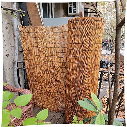yeSQMI Tela de palha, cerca de bambu ecológica, tela de privacidade de varanda, cercas decorativas d