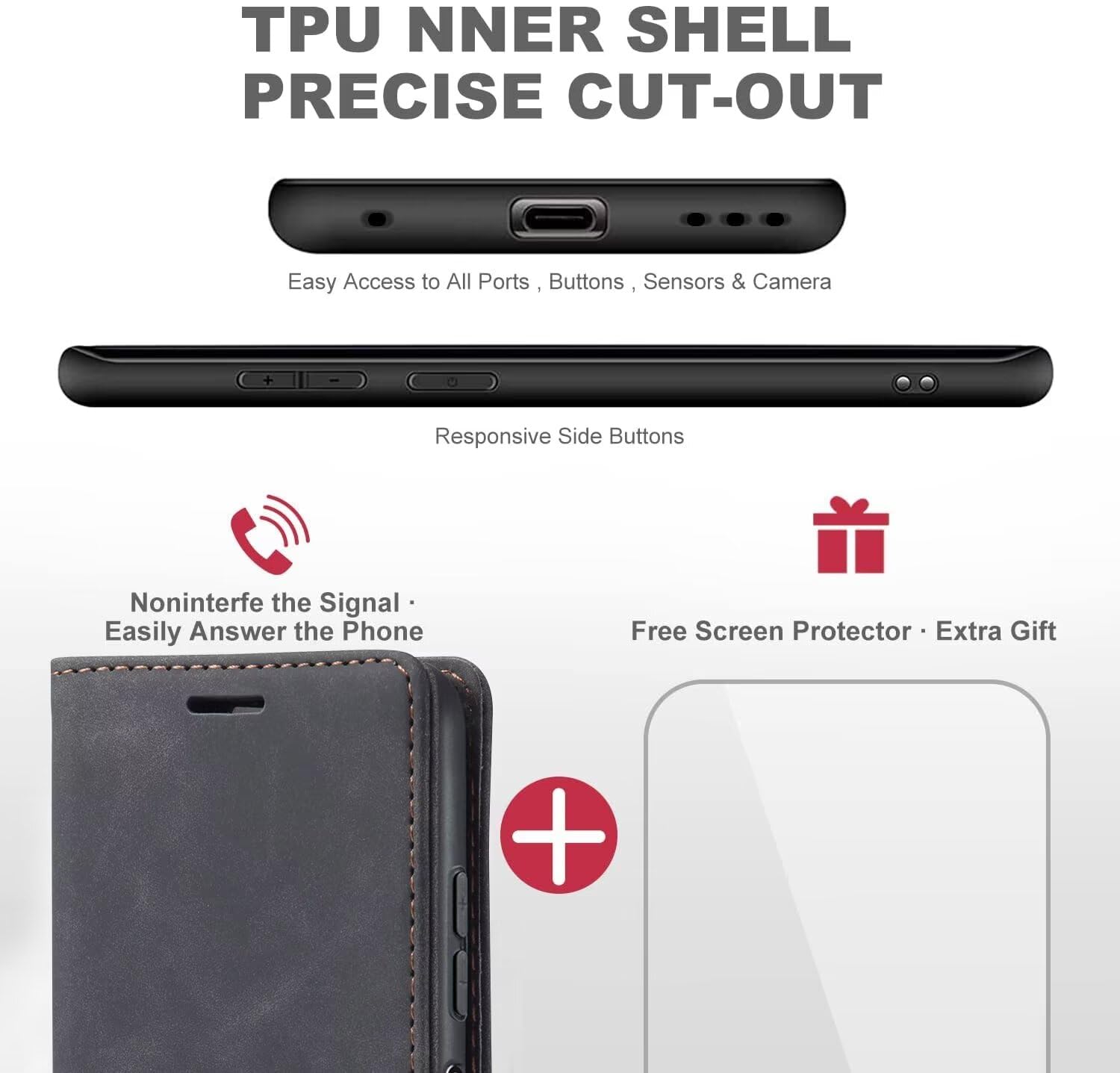 Asuwish Cover per Honor X8a con Pellicola Vetro Temperato Vetrino