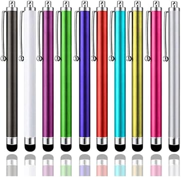 MEGATECH Kırmızı Tablet Kalemi, iPad ve Akıllı Ekran Uyumlu Dokunmatik Stylus