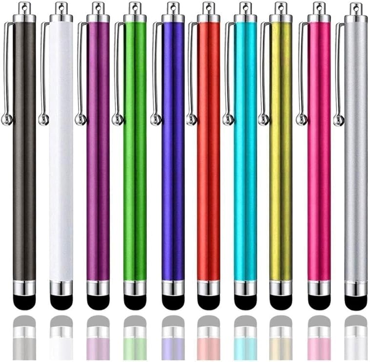 MEGATECH Kırmızı Tablet Kalemi, iPad ve Akıllı Ekran Uyumlu Dokunmatik Stylus