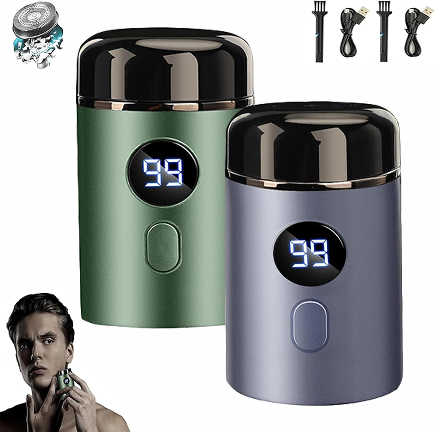 Mini Portable Electric Shaver, Upgrade Pocket Shaver, Waterproof, Compact Pocket Razor, Wet Dry Electric