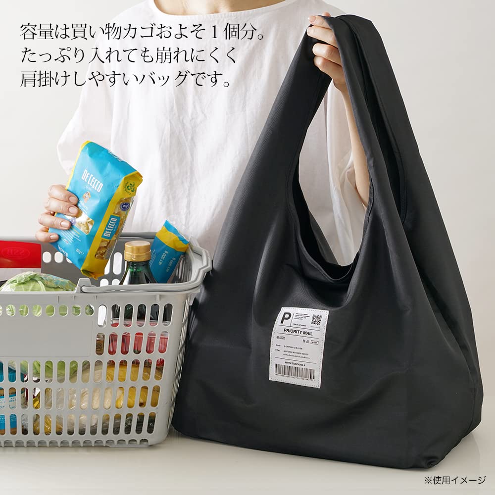 Amazon | [mon・o・tone] エコバッグ&保冷バッグセット ブラック