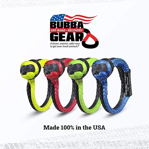 Miniatura 6 de Bubba Rope Gator-Jaw PRO - Grillete sintético de 716 pulgadas - Grillete de remolque para vehículos de alta resistencia máx. 52,300 libras.