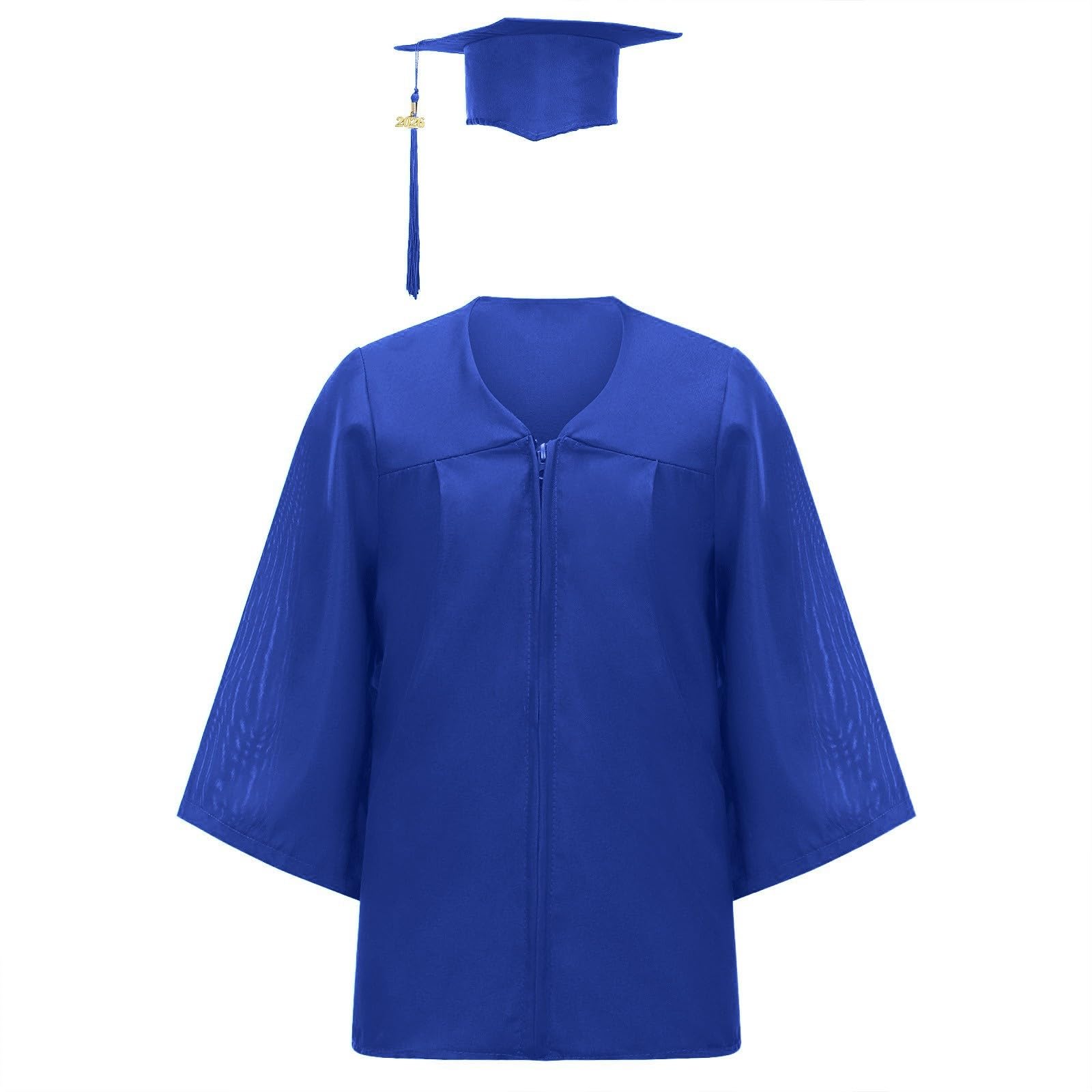 Graduation Toga Set for Children 2026 with Hat Graduation Dress Set for Children 2026 Toga Graduation and Touch Hat Laureas Costume for Graduate Students Elementary Medium Line Costume Carnival Fancy - 5