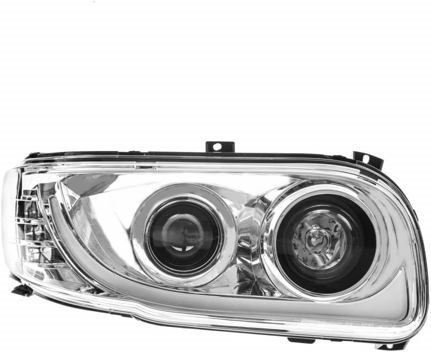 KarParts360 For Peterbilt 388/389 2006-2018 Headlight Passenger Side | Chrome Housing | LED High/Low Beam
