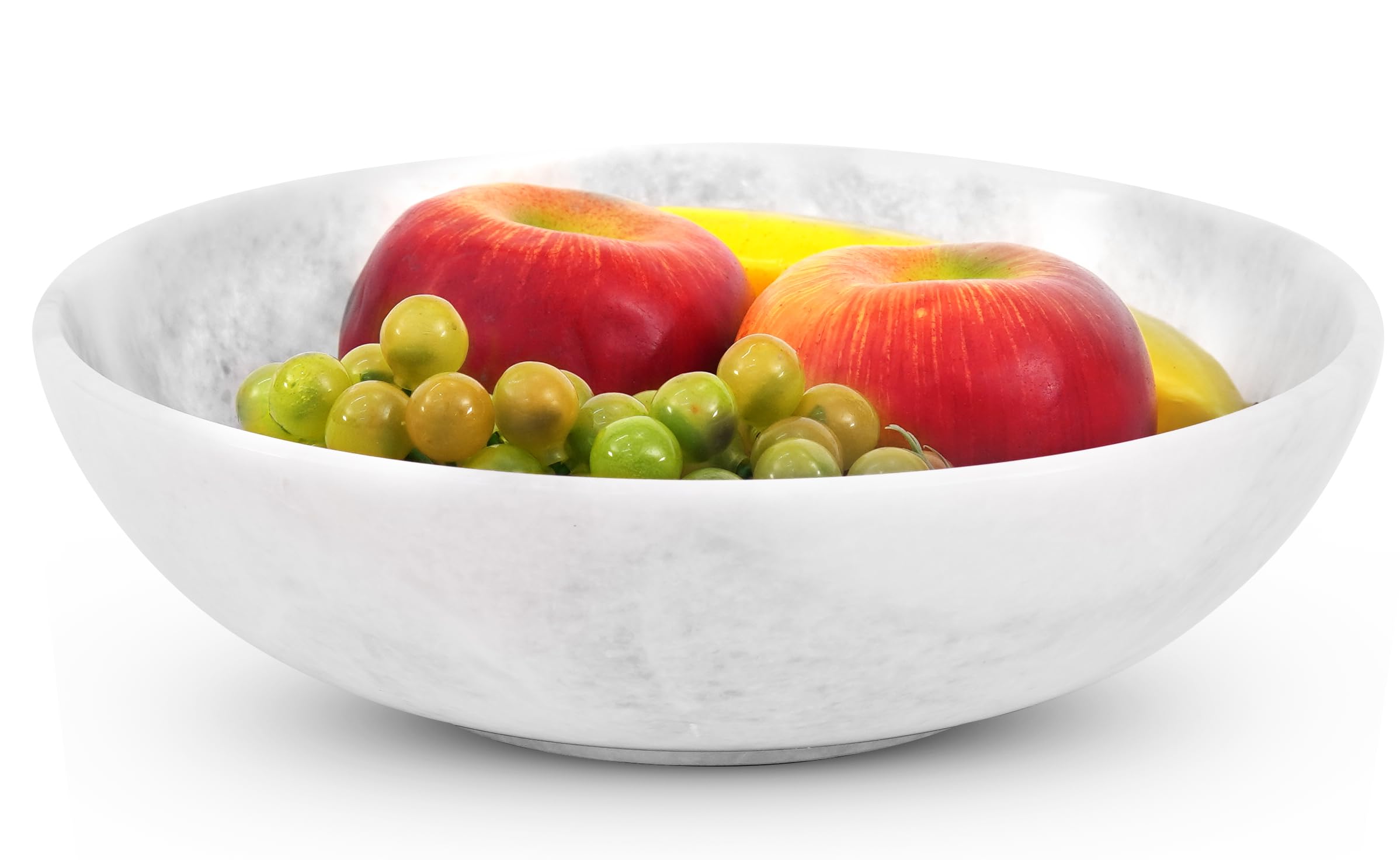 大理石フルーツボウル Amazon | Radicaln 大理石フルーツボウル 10インチ ホワイト キッチン