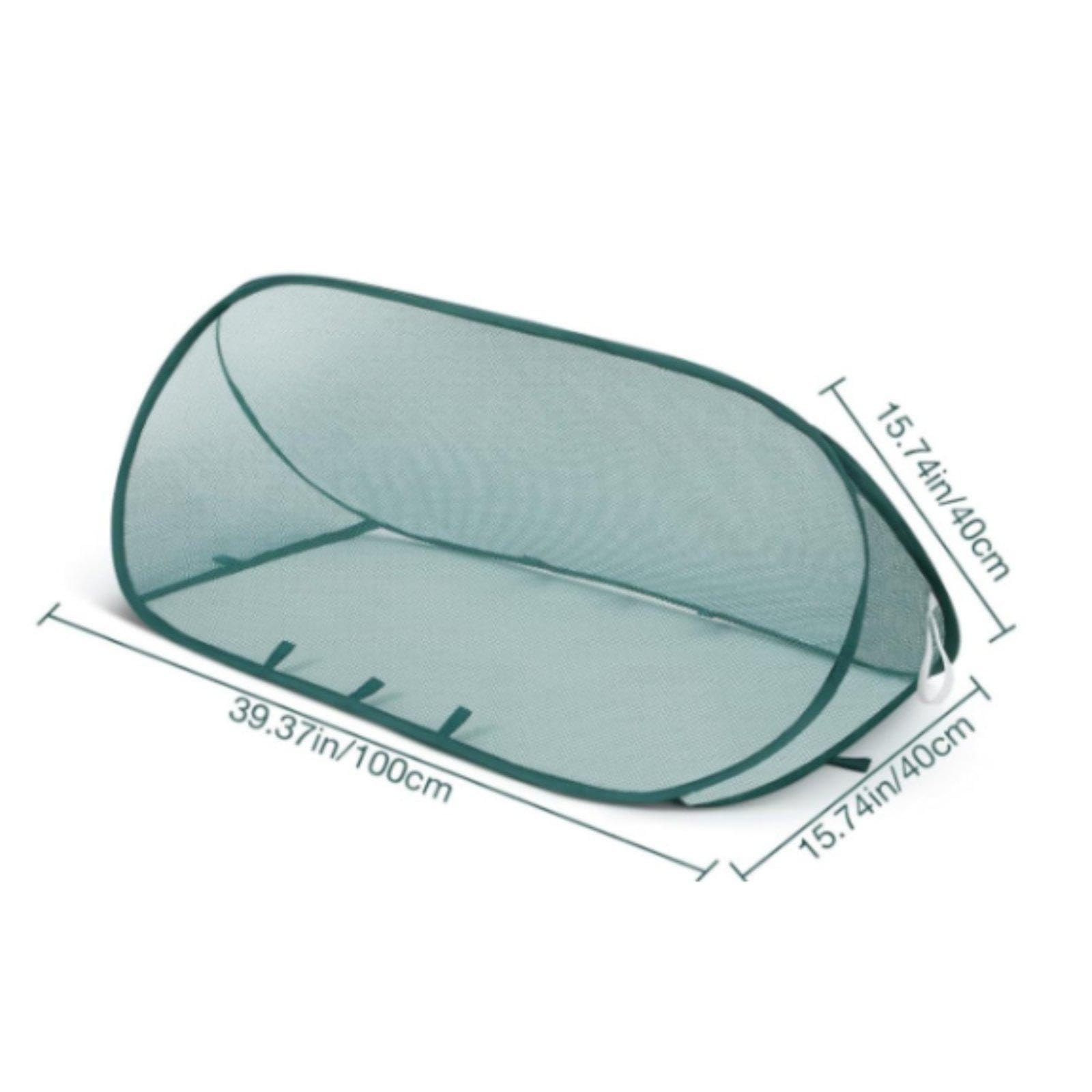 4 Carpas de Protección para Plantas con Protección contra Pájaros, Plegables, para Huertos, Frutales Y Jardines de Exterior, Verde