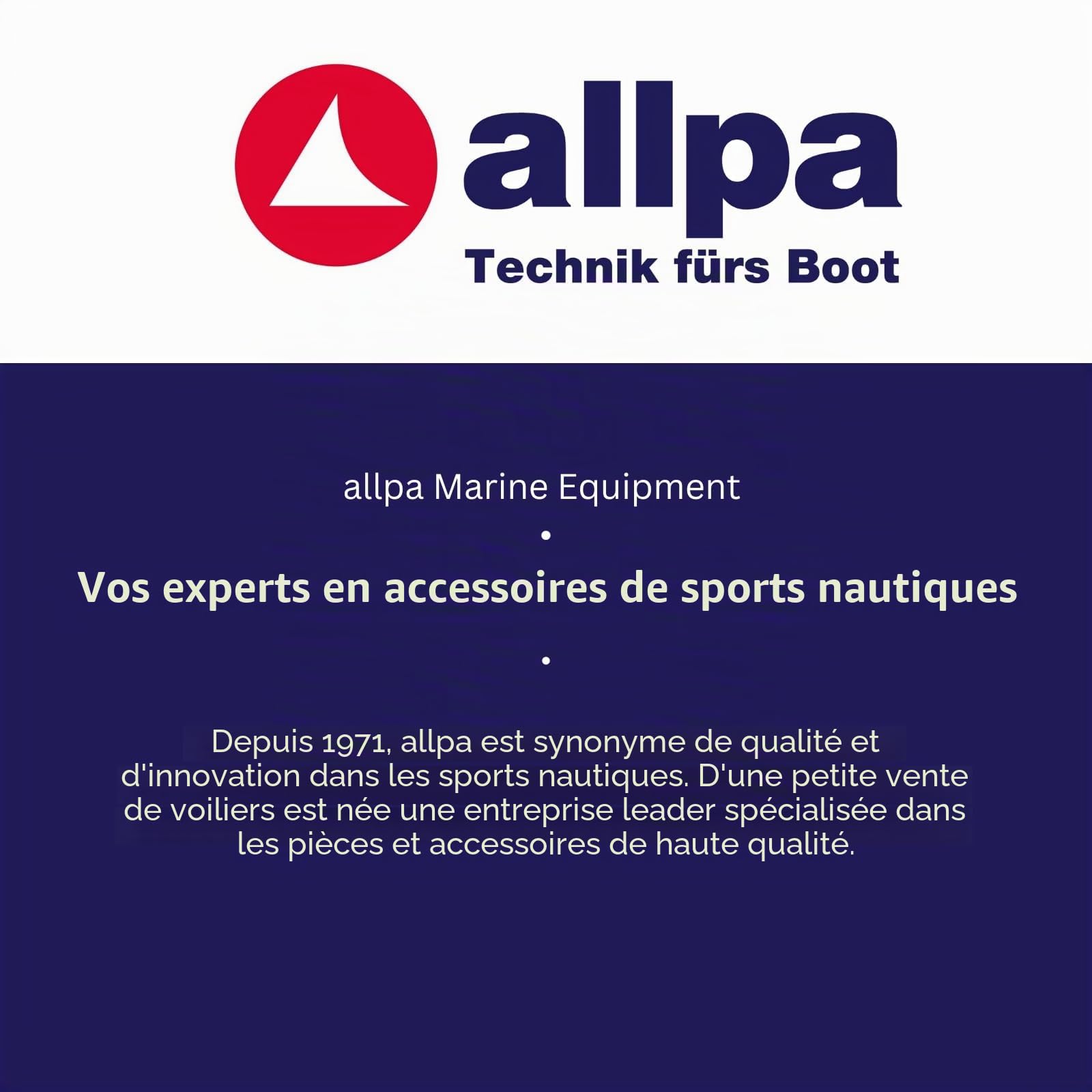 ALLPA Siège de bateau pliant Coach Premium | Chaise résistante aux intempéries et imperméable pour bateaux et pêcheurs - Blanc bleu