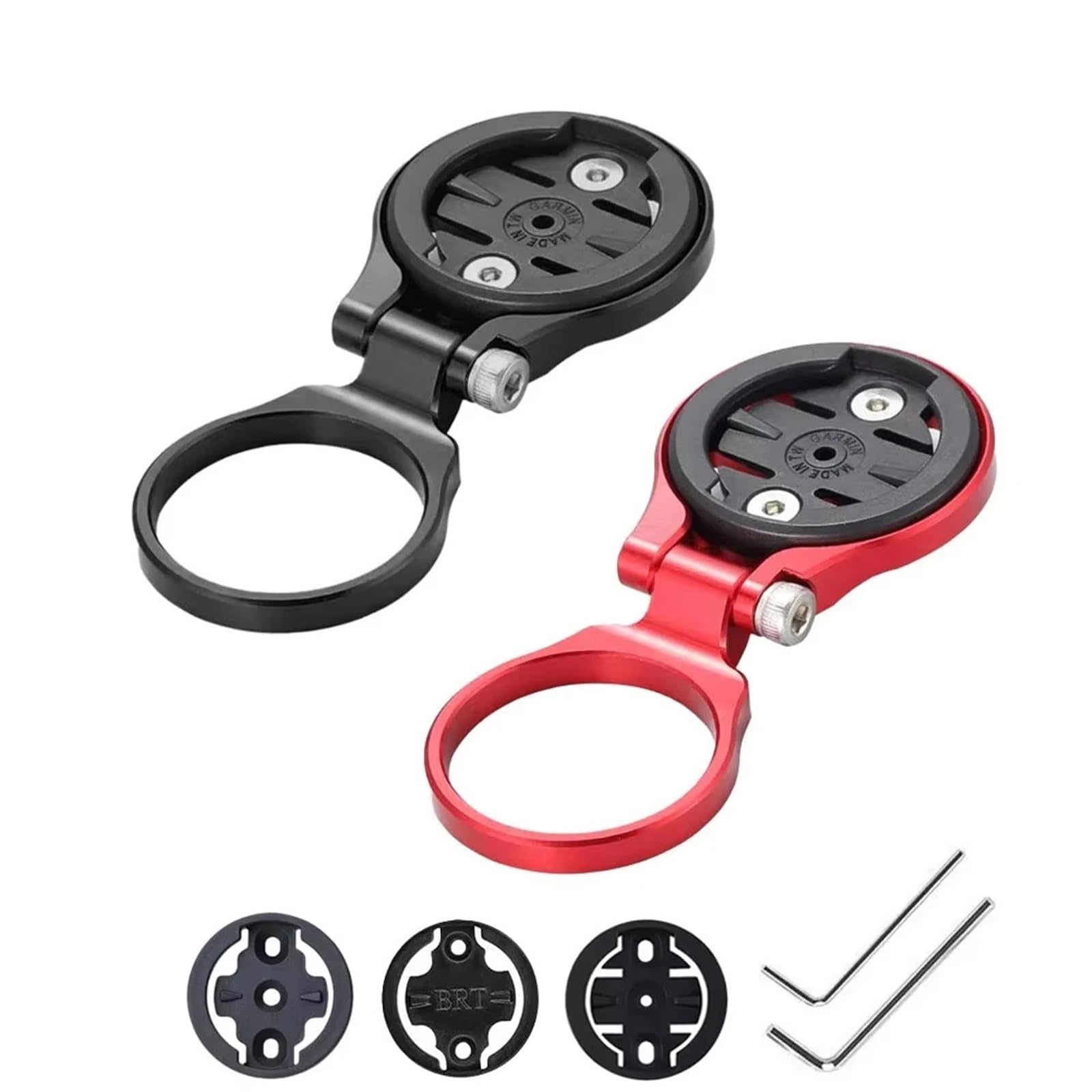 Supporto regolabile per manubrio del computer da bicicletta, per mountain bike, per cronometro, GPS, bici da strada (misto, 8 pezzi)