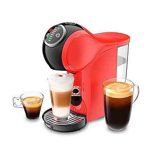 DeLonghi EDG315.R Genio Plus Cafetera Dolce Gusto Roja