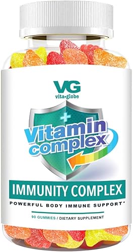 Miniatura 1 de VitaGlobe Complejo vitamínico - Gomitas de apoyo a la inmunidad, 63 unidades