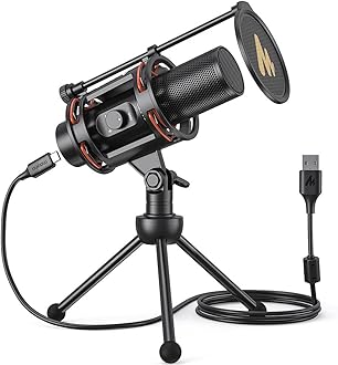 MAONO PM471 Condenser Cardioid Desktop USB Microphone - 810964