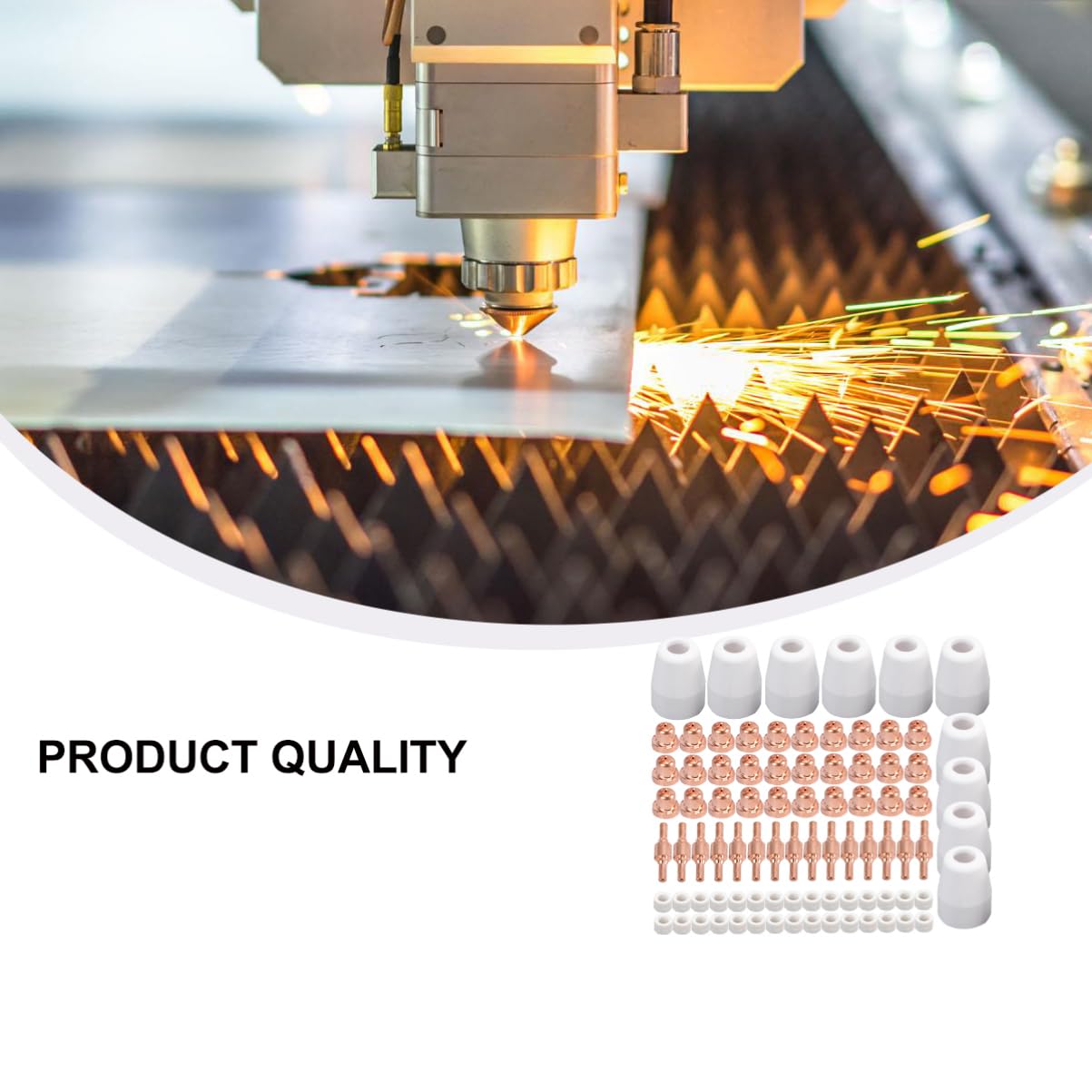 85 Piezas Consumibles Cortador de Plasma Pt-31 para Máquina