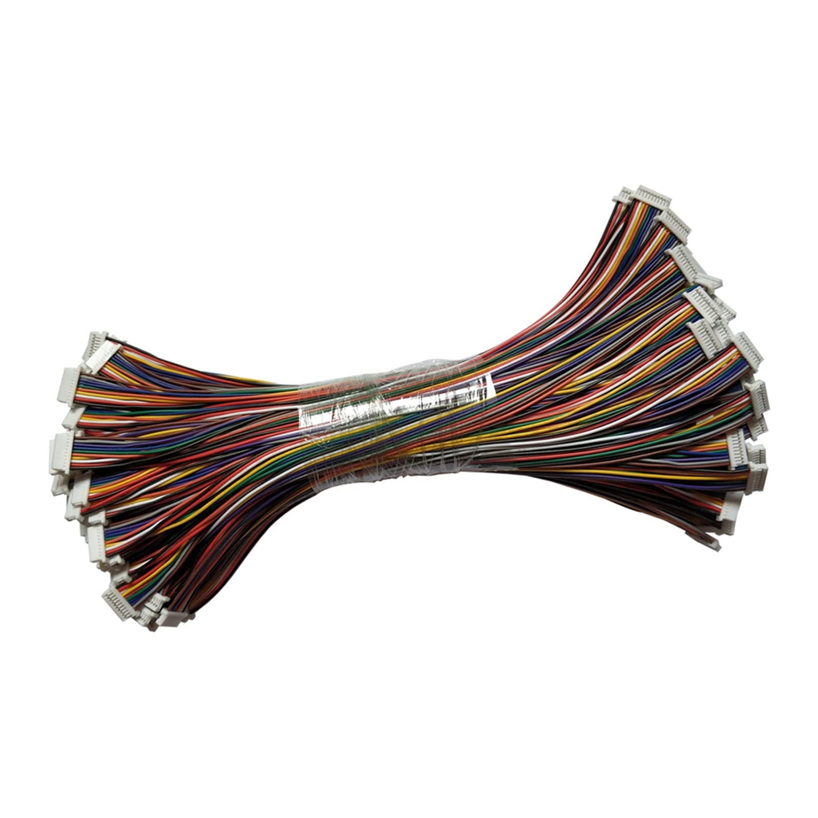 Drahtverbinder 10 Stück 20 cm SH1,0 mm 2P 3P 4P 5P 6P 7P 8P 9P 10P 11P 12P Doppel-/Einseitiger Stecker Elektronischer Terminal Drahtkabel Montage Stecker (Farbe: 14P, Größe: SameDirec 2Se)