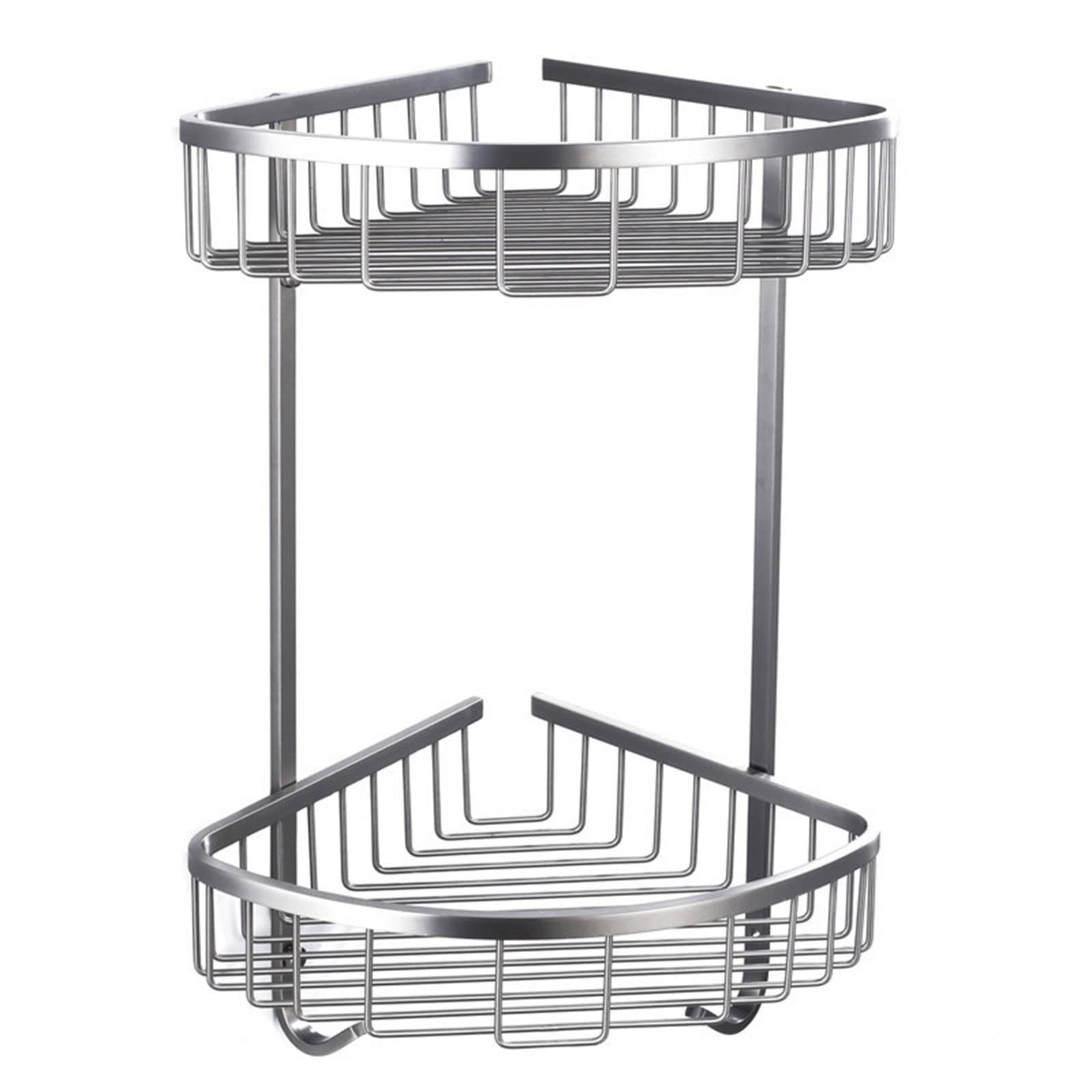 Corner Shower Caddy Shelf Basket Rack 2 Layer Rust Proof Stainless Steel Bathroom Shelf Shower Organizer for Bathroom