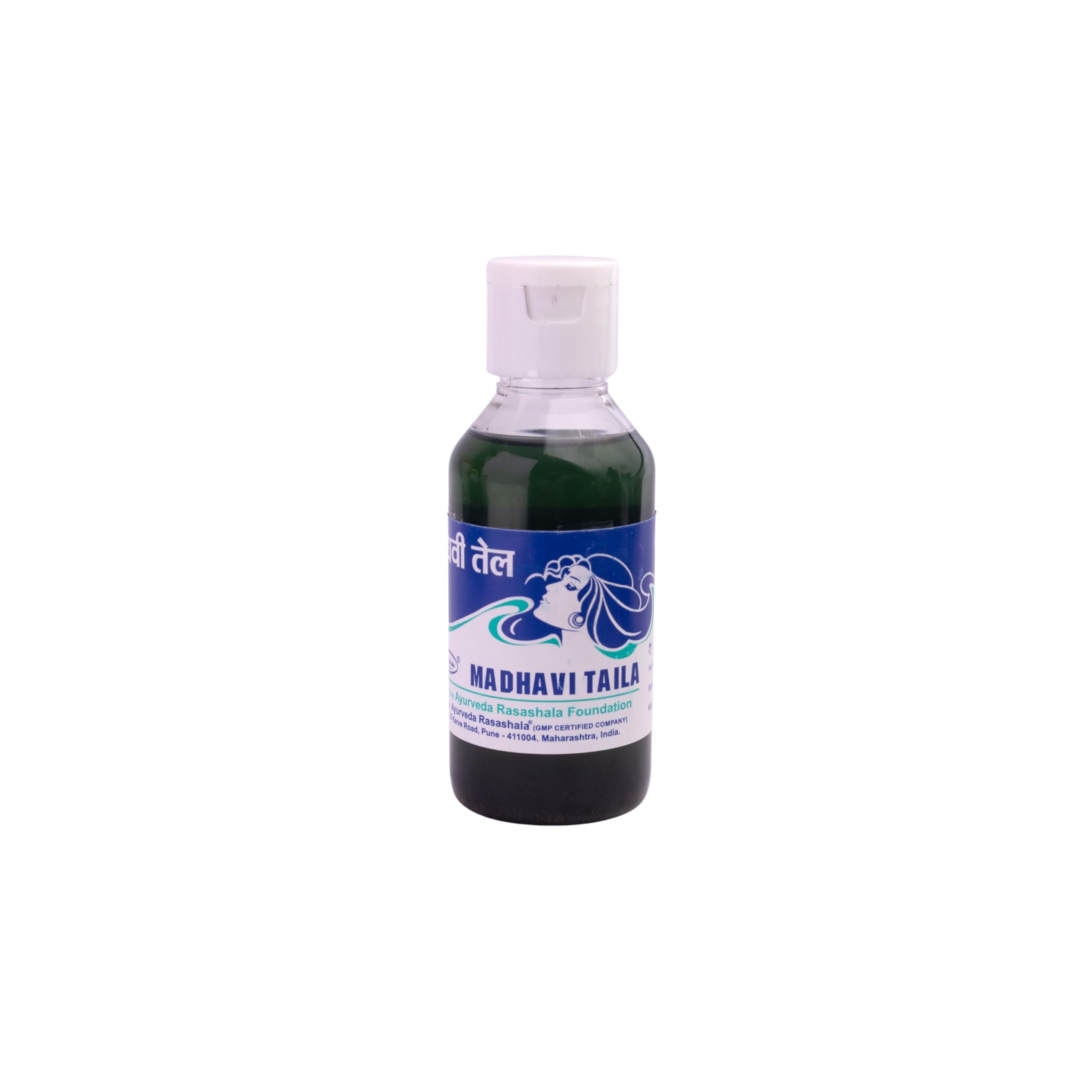 Rasashala Madhavi Taila Herbal Hair Oil - 100ml | long Silky, Growth, Strength & Shine Black Hair | Natural, Ayurvedic and Chemical-Free Tel-image-3