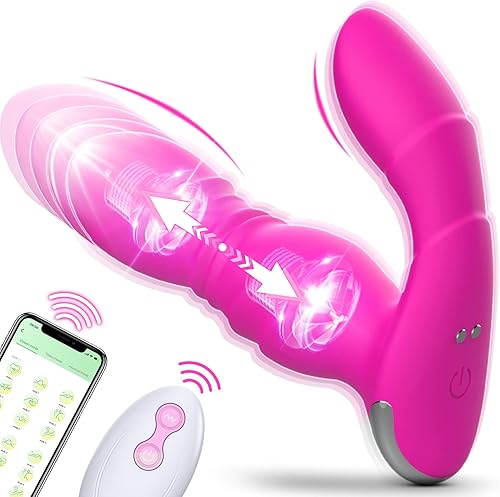 Juguetes sexuales para adultos para el placer de las mujeres, consolador vibrador portátil con aplicación y control remoto vibradores con 9 potentes