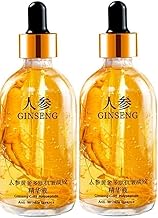 Venozo Ginseng Anti-Ageing Essence, Ginseng Anti Wrinkle Serum, Ginseng Serum, Skin Brightening glowing Ginseng Gold Korean Anti Aging Essential Oil Face Moisturizer Reduce Fine Lines (50ML) (PACK OF 2)