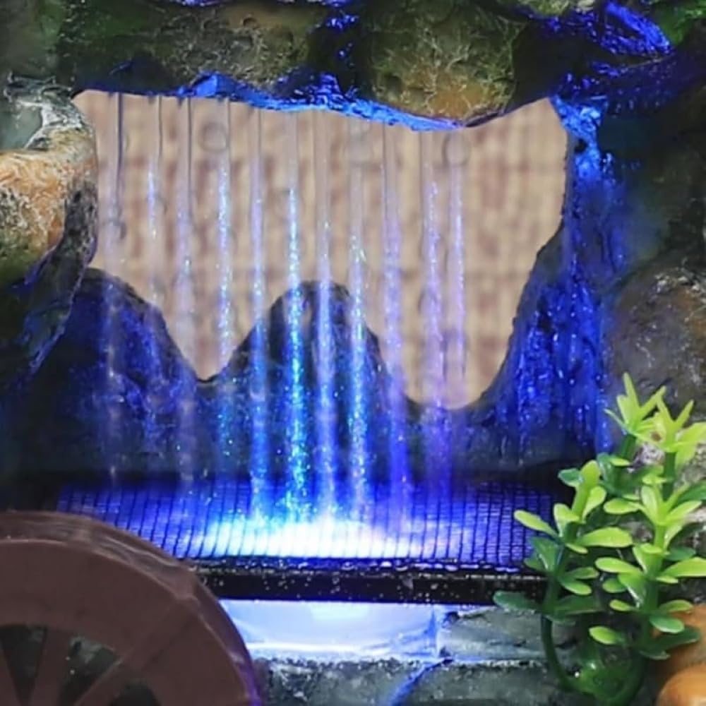 屋内用水は、ラッキービーズデザイン&庭用の循環する滝の水の機能を