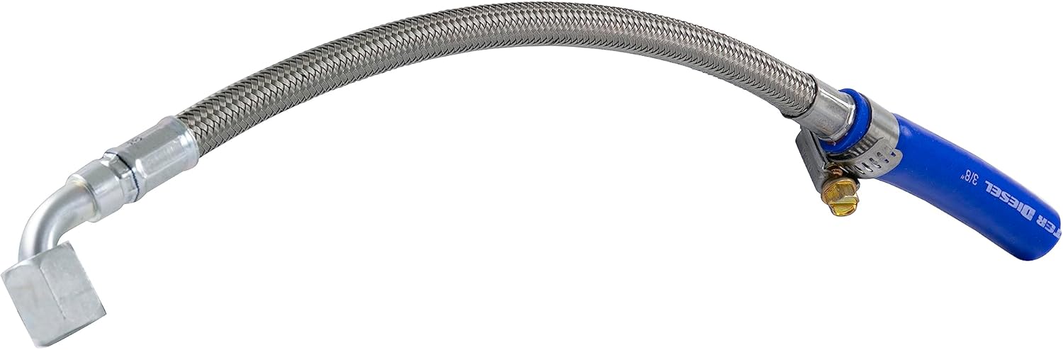 Sinister Diesel Turbo Coolant Feed Line – Fixes Factory Feed Line Leak – Fits 2011–2014 Ford Powerstroke 6.7L – Direct OEM Replacement