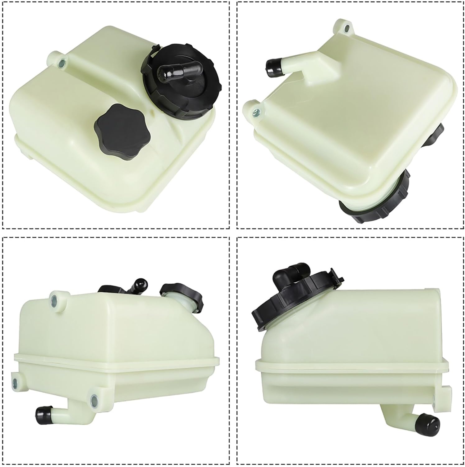 labwork Power Steering Reservoir 603-5206 Steering Reservoir Tank Bottle with Cap Replacement for 2008-2014 Freightliner M2 106 112