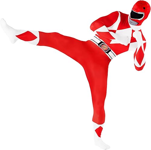 Miniatura 5 de Morphsuits Power Rangers Costume, Power Ranger Costumes Adult, Red Power Ranger Costumes, Mens Power Ranger Costume Adult