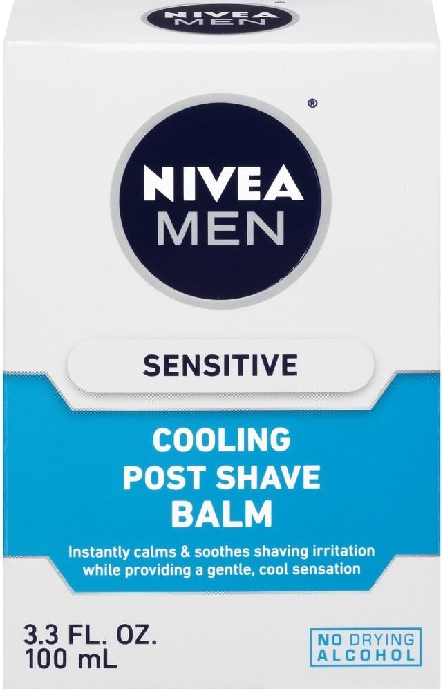 Nivea for Men Sensitive Cooling Post Shave Balm 3.3 Ounce