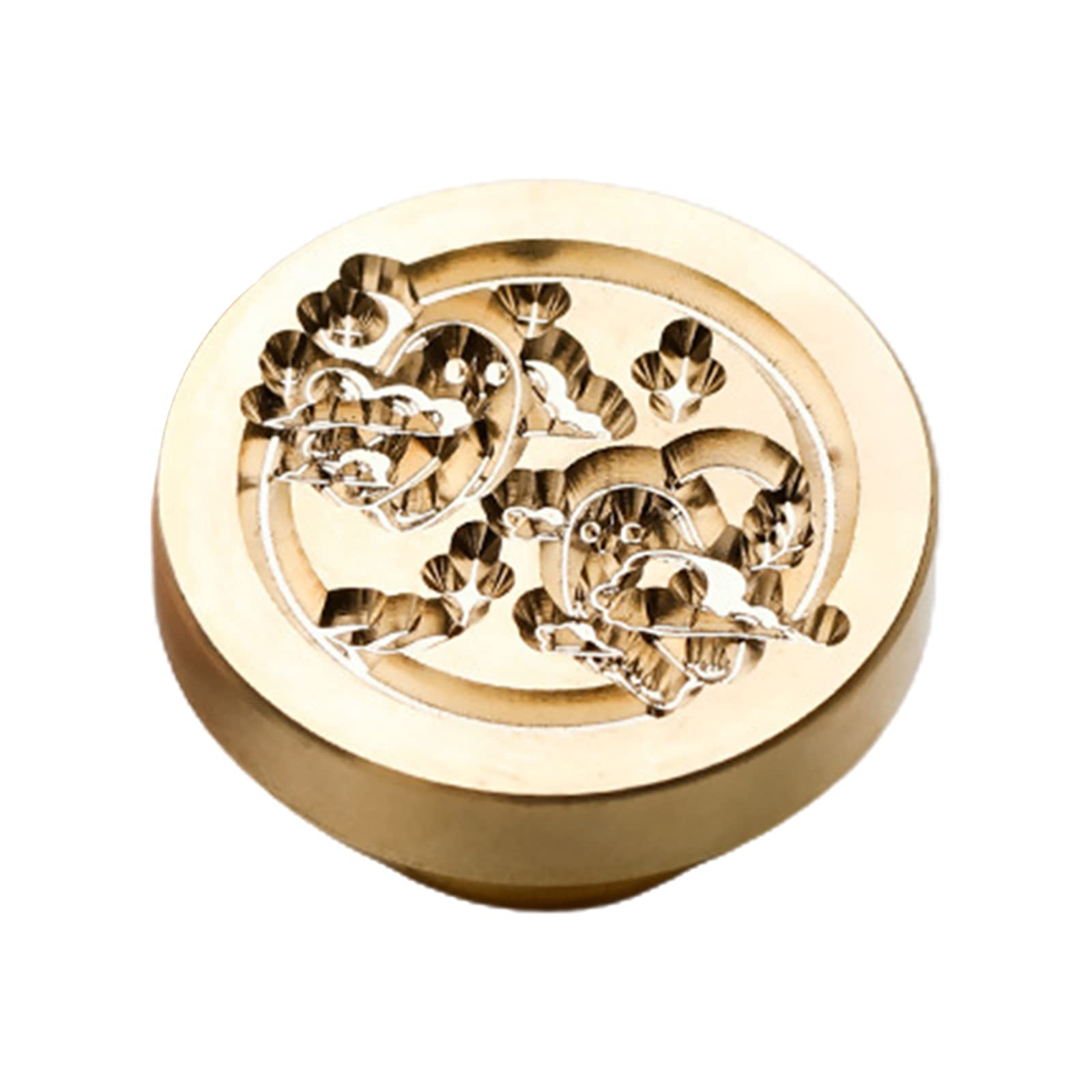 Tfaoys E Wax Seal Stamp Head For Cards Nvelopes Invitations Gift Packaging Brass Head Gift Wrapping, Post Card Letter Sealing Wax Stamps Animals