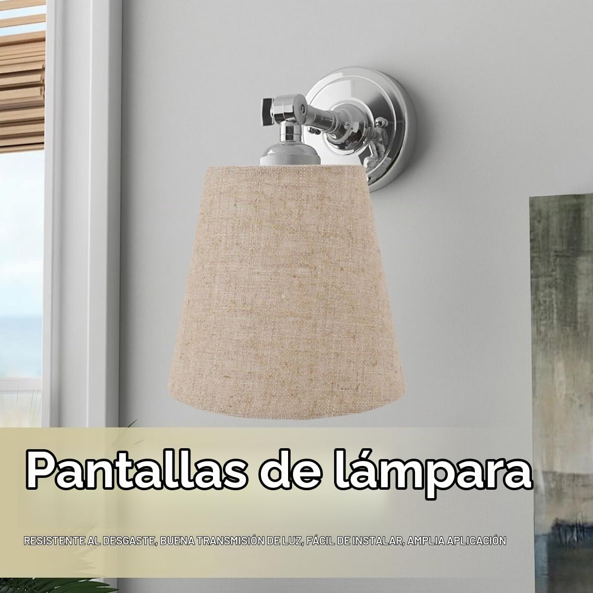 6 Piezas Pantallas De Pequeñas, Pantalla De Lámpara De Araña Pantalla Lampara Mesa Pantallas Para Lamparas De Pie Adecuado Para Sala De Estar, Comedor Y Dormitorio