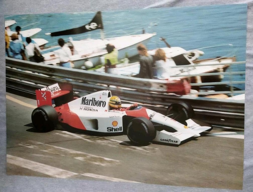 F1 アイルトンセナ MP45B 90年モナコGP ポスター アイルトン・セナ