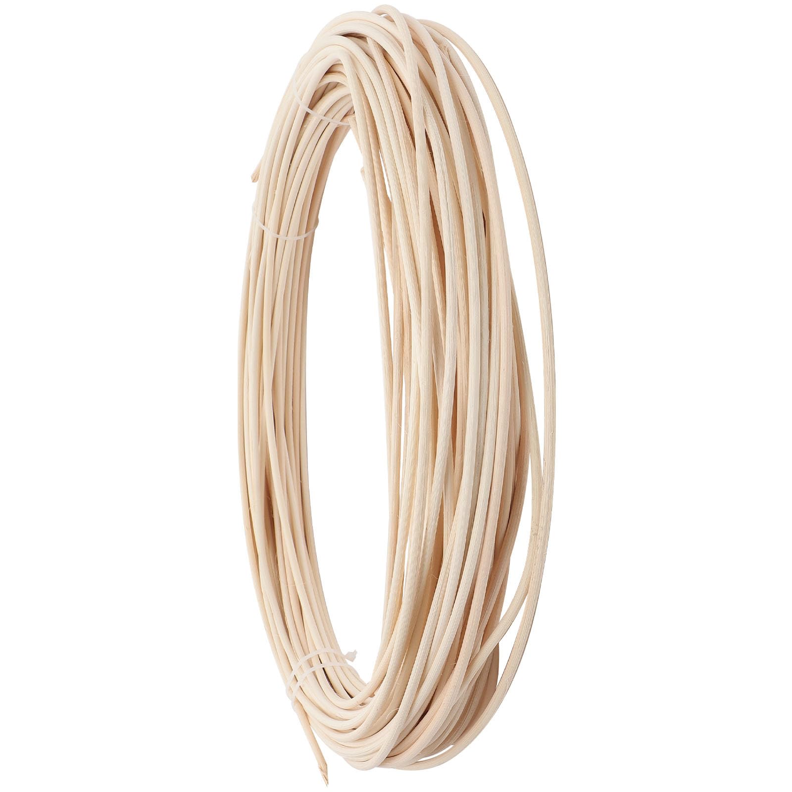 ifundom Rattan Flechtmaterial aus Naturmaterial Hitzebeständig und Zuschneidbar zum Reparieren von Stühlen und Schranktüren Beige Farbe