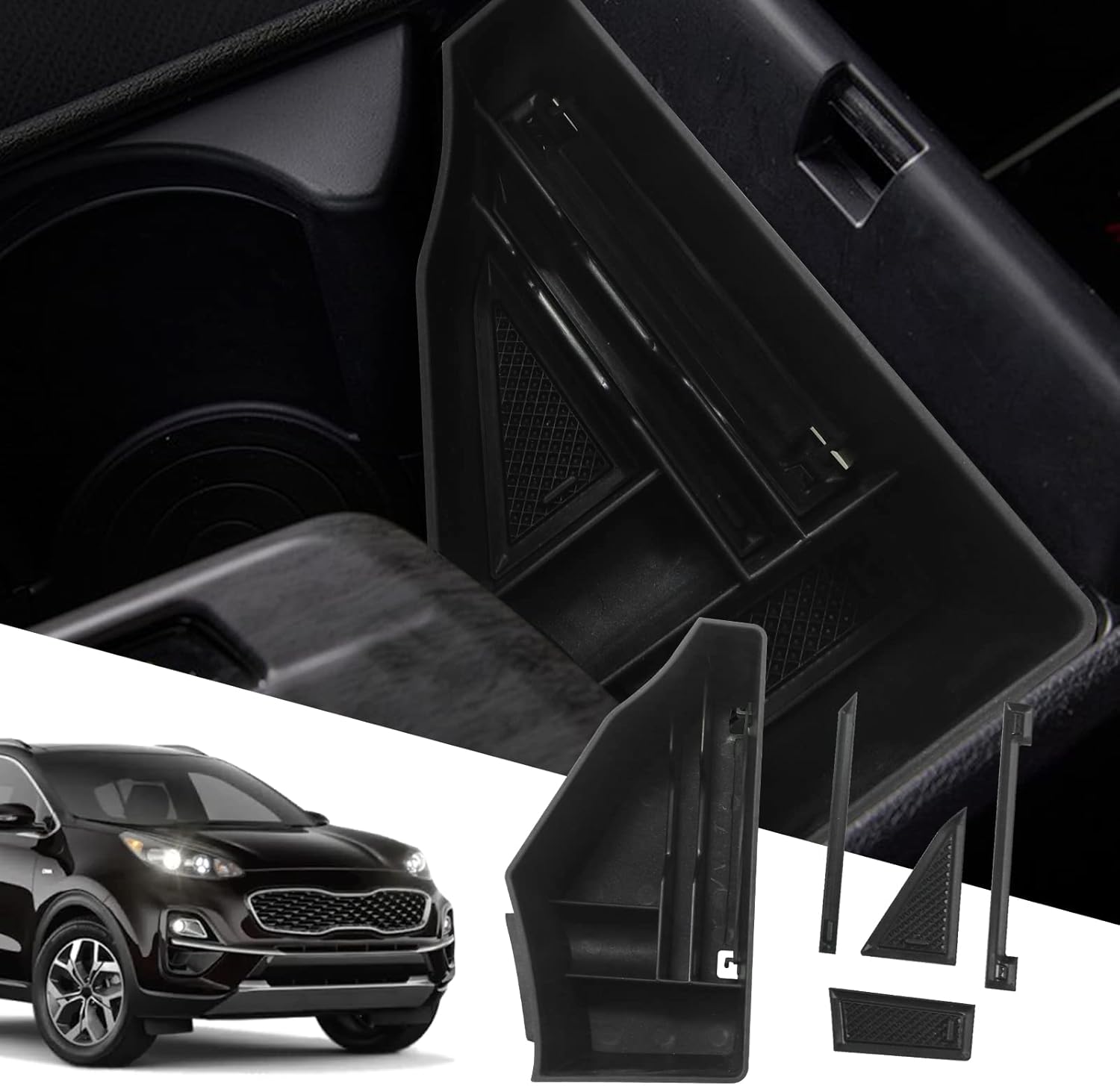 Set 14 Piezas Protección Interior BIXUAN NQ5 2024 Compatible Con Kia Sportage NQ5 2022-2023 2024 Protección Interior Coche Sportage