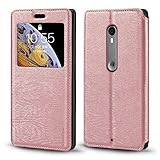 [Protección de marco completo] - Funda de piel sintética y cubierta interior suave que proporciona una doble protección para tu teléfono contra arañazos y suciedad. La carcasa interior de TPU a prueba de golpes evita que tu teléfono se caiga.