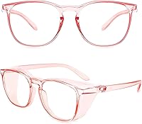 Vista 2 de Gafas de seguridad antiniebla, gafas protectoras con bloqueo de luz azul, antipolvo, protección UV, para hombres y mujeres
