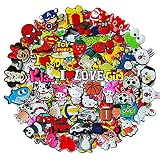 30/50/100Pcs Shoe Charms Random Different Shoe Decoration Croc Charms for Kids